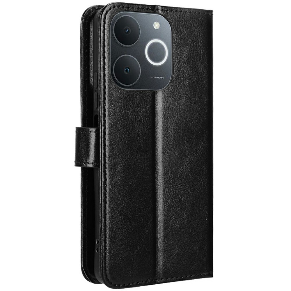 Crazy knižkové puzdro na Realme Note 70T - čierne