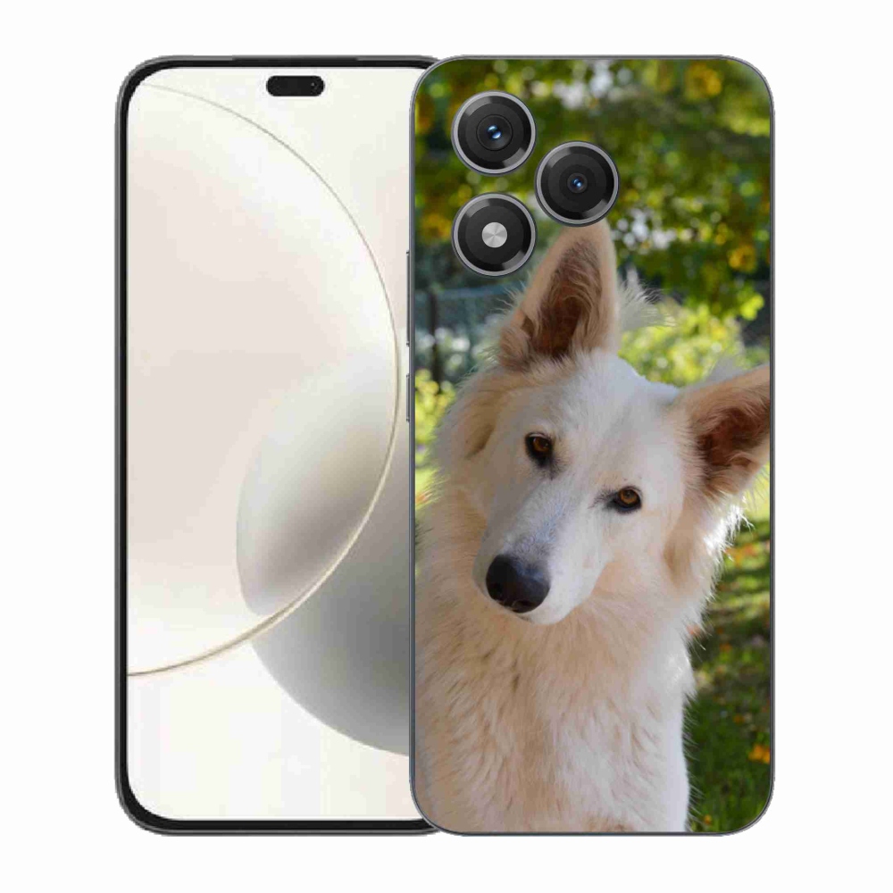 Gélový kryt mmCase na Honor 400 Lite - biely švajčiarsky ovčiak 1