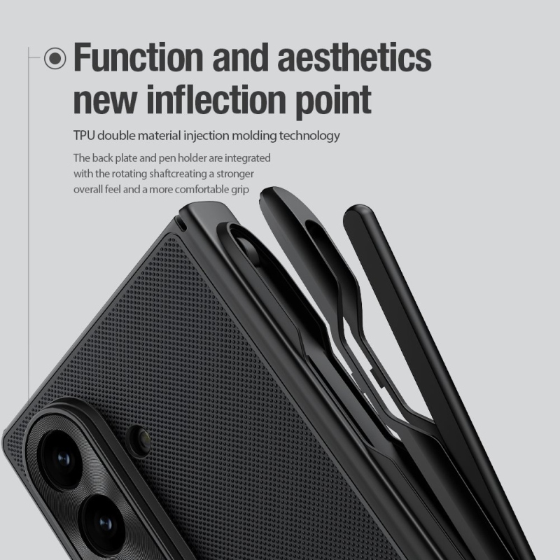 Nillkin Super matný zadný kryt FOLD Pen Slot pre Samsung Galaxy Z Fold 7 Black