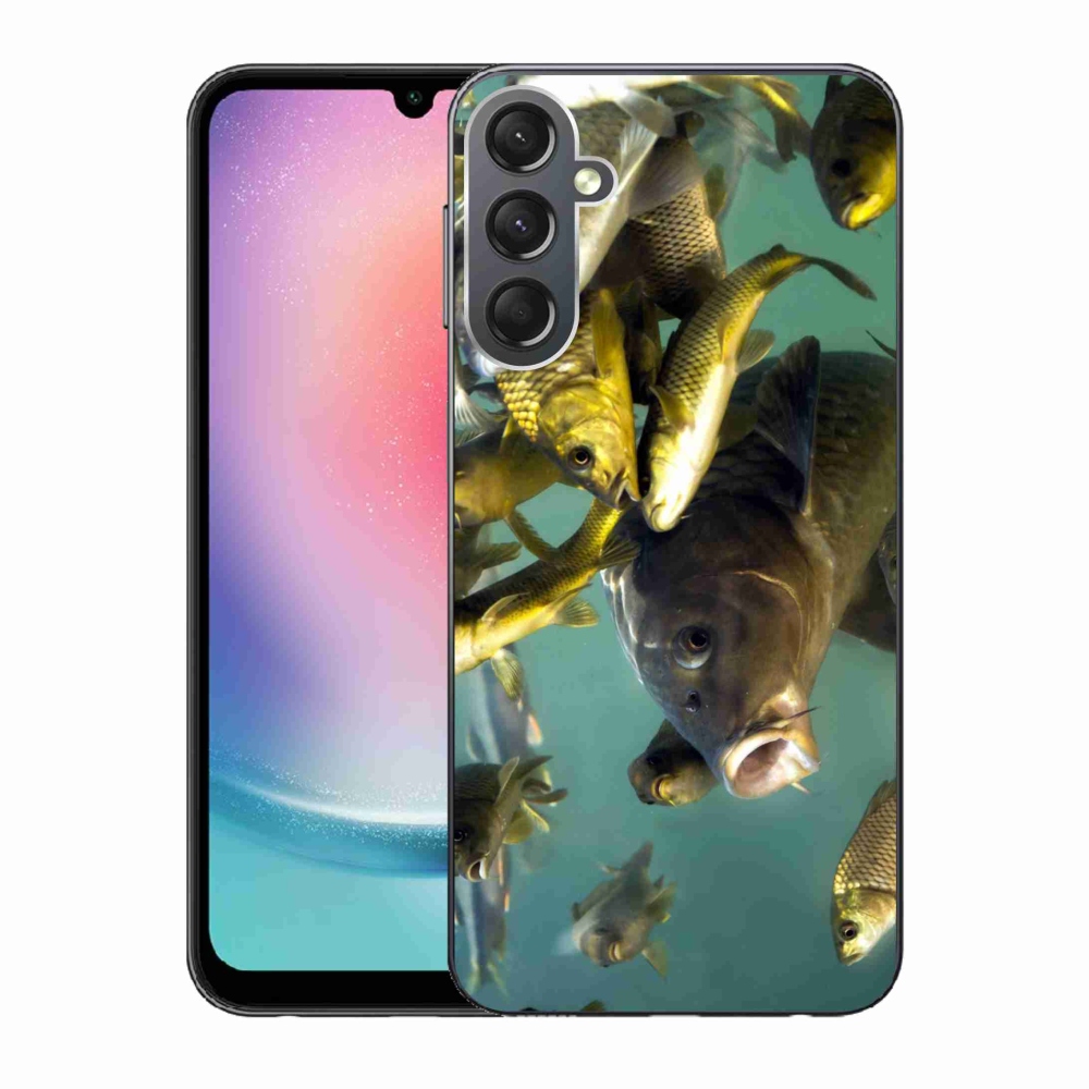 Gélový obal mmCase na Samsung Galaxy A24 - kŕdeľ rýb