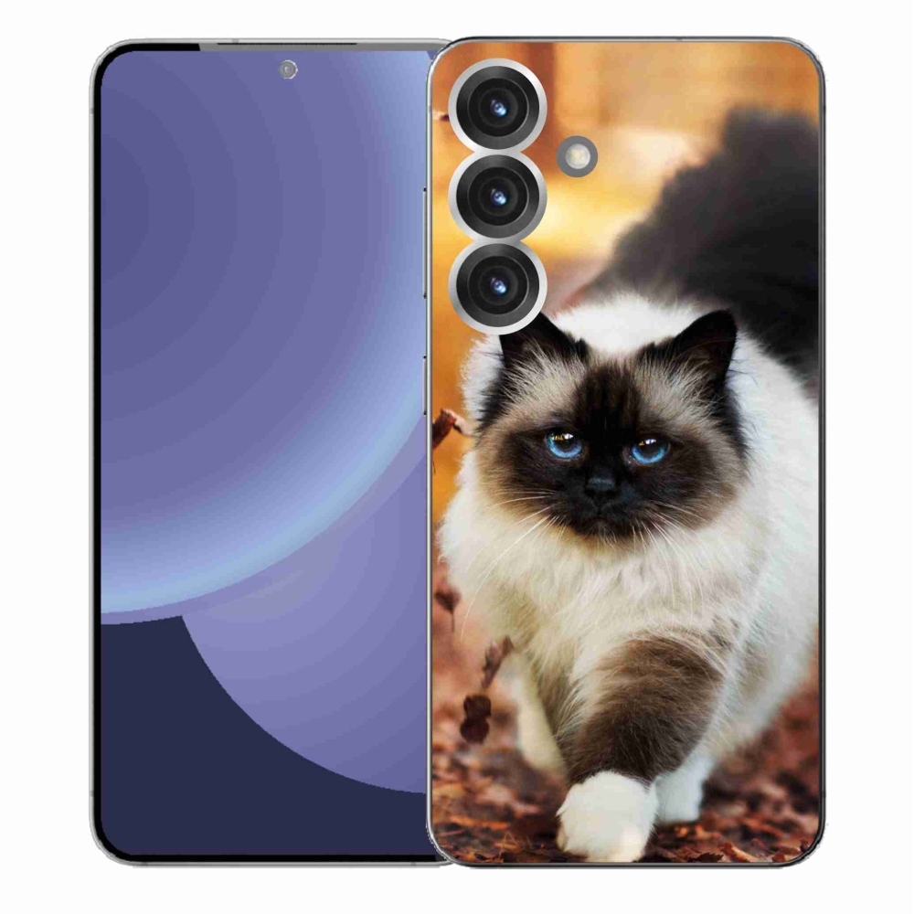 Gélový kryt mmCase na Samsung Galaxy S25+ - mačka