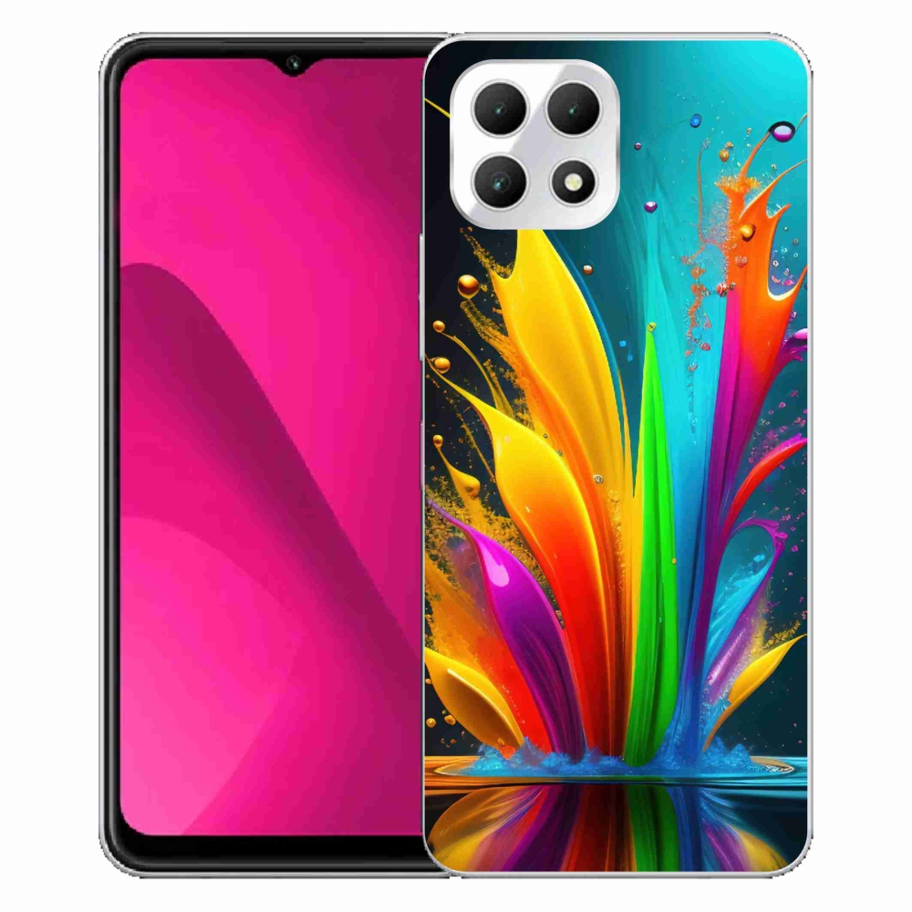 Gélový kryt mmCase na T-Mobile T Phone 2 - abstraktný motív 1