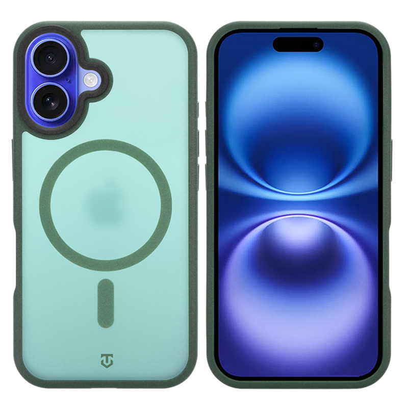 Tactical MagForce Hypersand puzdro pre Apple iPhone 16 v farbe Forest Green