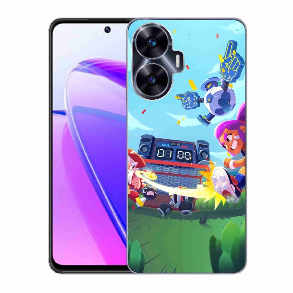 Gélový kryt mmCase na Realme C55 - brawl stars 1