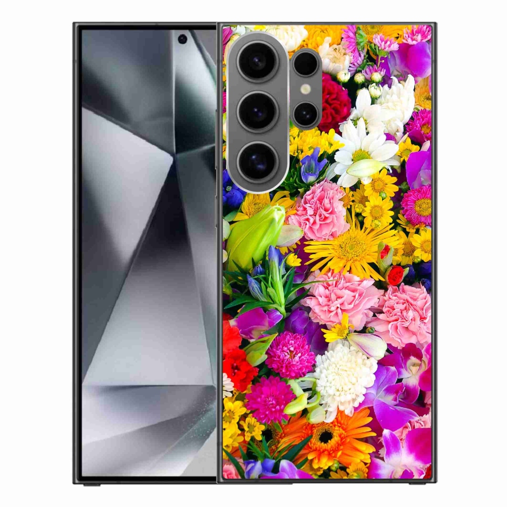 Gélový kryt mmCase na Samsung Galaxy S24 Ultra - kvety 12