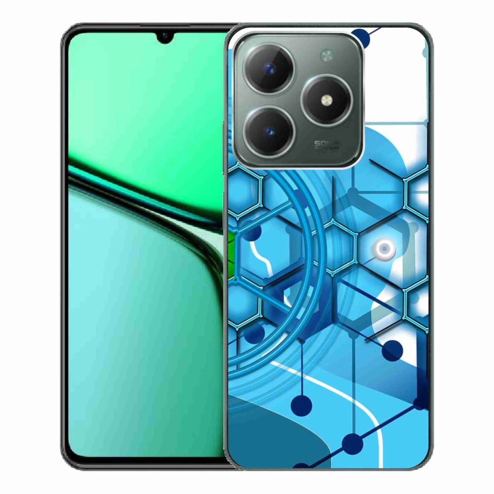 Gélový kryt mmCase na Realme C61 - abstraktný vzor 2