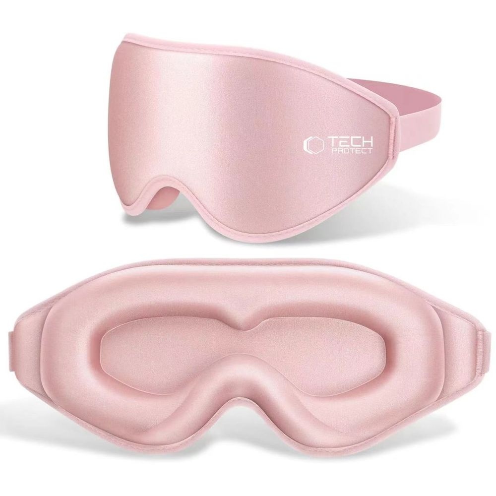 Tech-Protect EyeShade 3D maska ​​na spanie - ružová