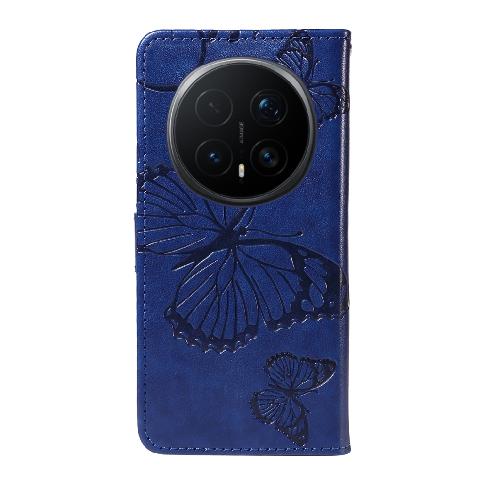 Big Butterfly knižkové puzdro na Honor Magic 8 Pro 5G - modré