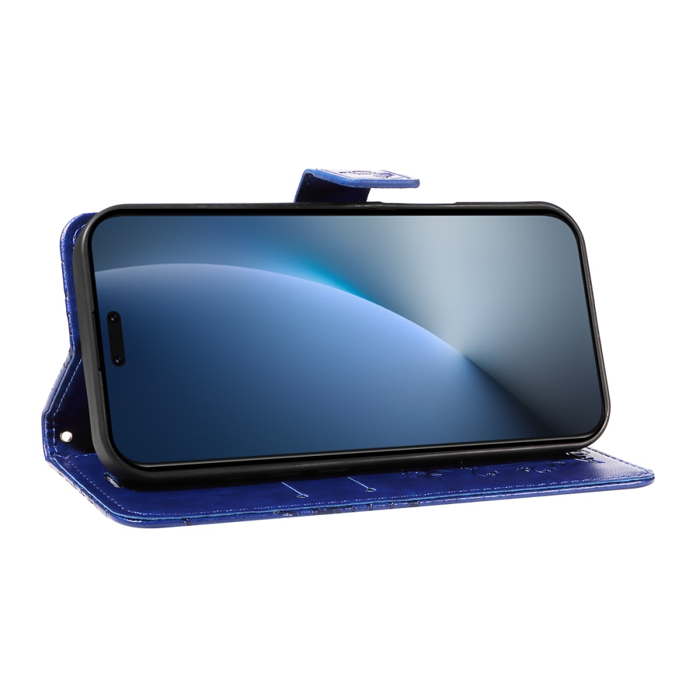 Big Butterfly knižkové puzdro na Honor Magic 8 Pro 5G - modré