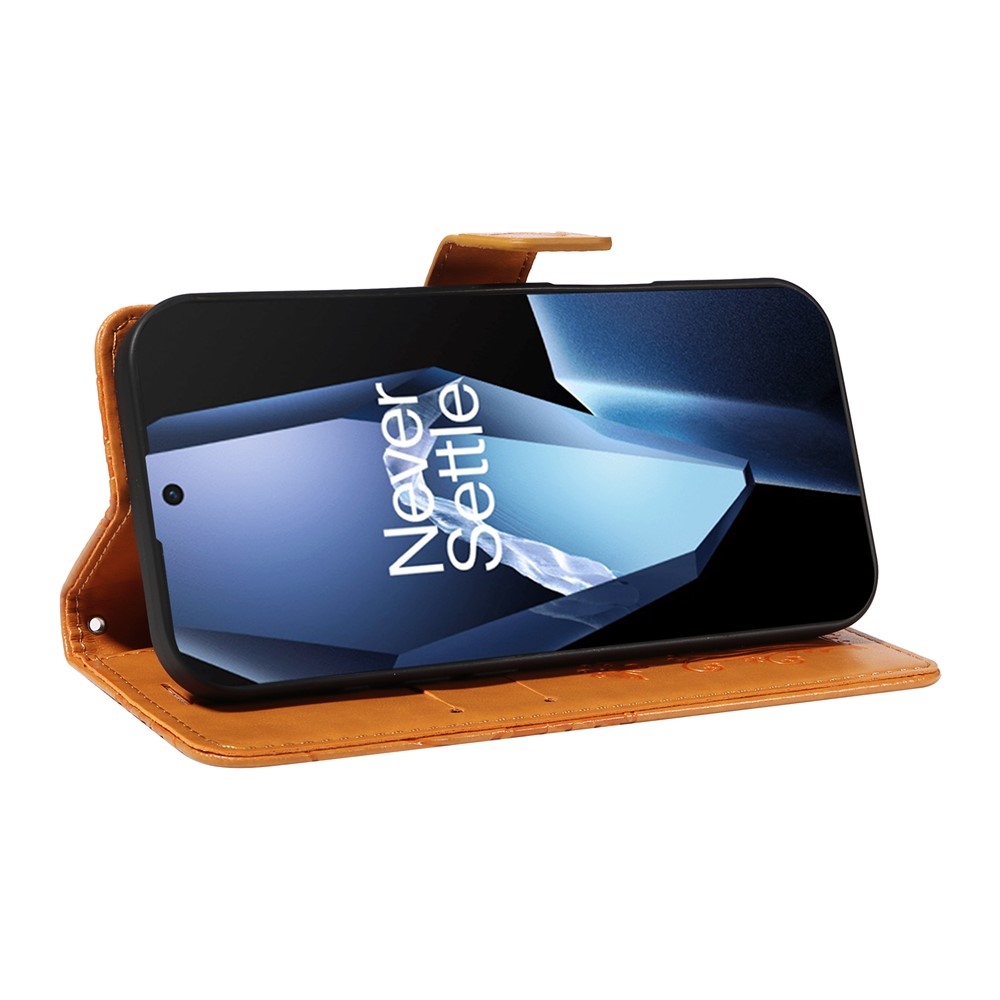 Big Butterfly knižkové puzdro na OnePlus 13R 5G - žlté