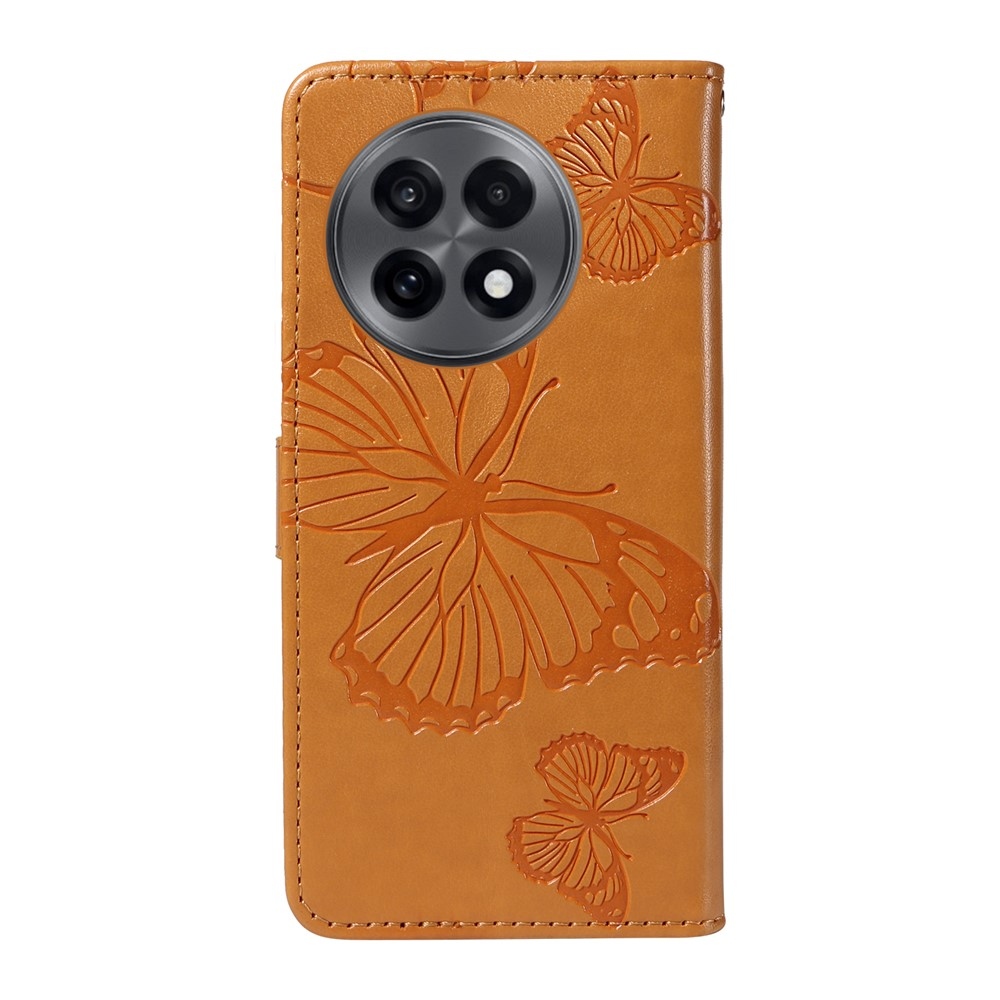 Big Butterfly knižkové puzdro na OnePlus 13R 5G - žlté