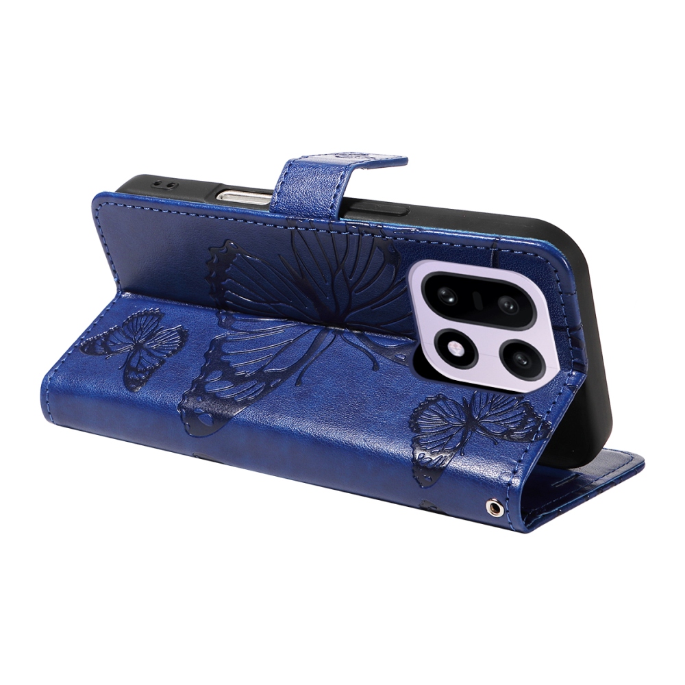 Big Butterfly knižkové puzdro na OnePlus 15 5G - modré