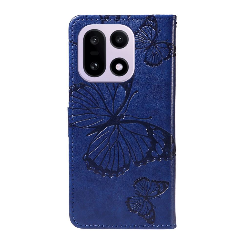 Big Butterfly knižkové puzdro na OnePlus 15 5G - modré