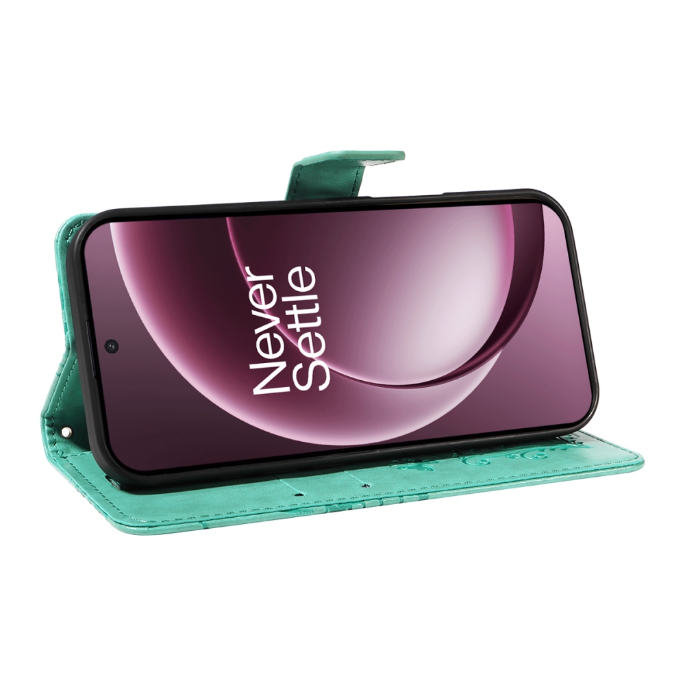 Big Butterfly knižkové puzdro na OnePlus 15 5G - modrozelené