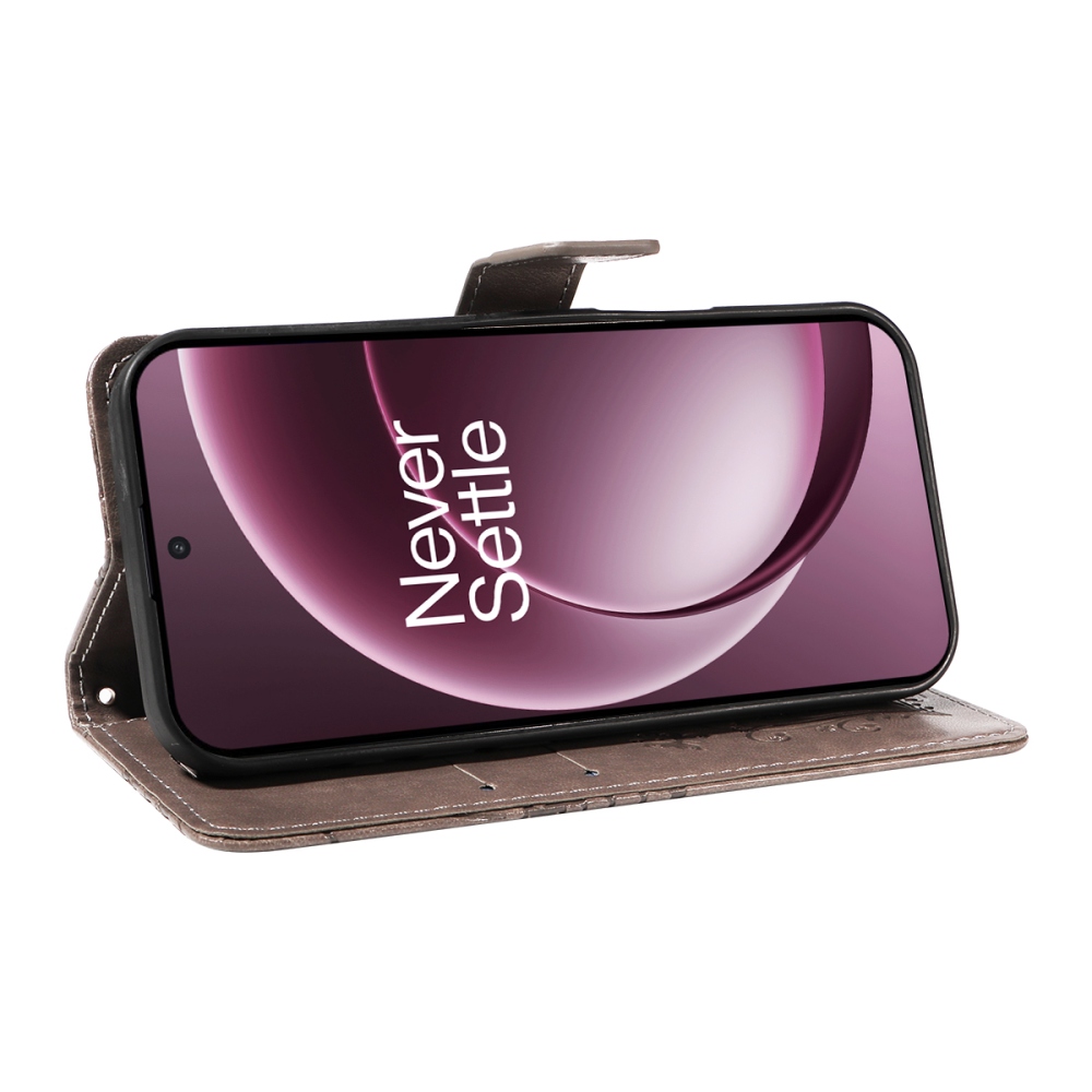 Big Butterfly knižkové puzdro na OnePlus 15 5G - šedé