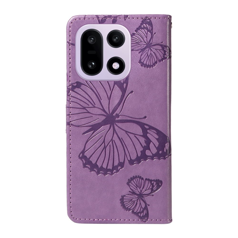Big Butterfly knižkové puzdro na OnePlus 15 5G - svetlofialové