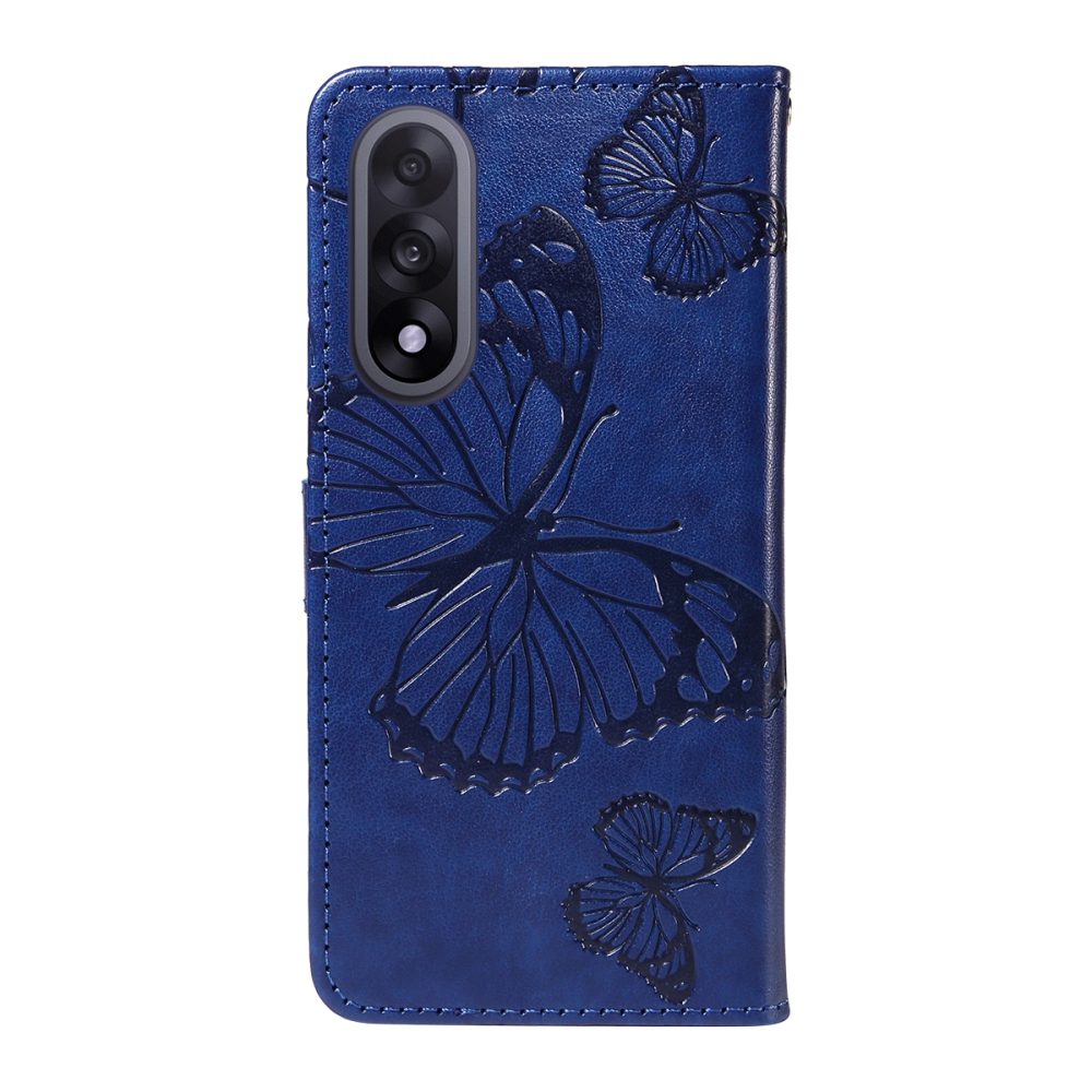 Big Butterfly knižkové púzdro na OnePlus Nord 5 5G - modré