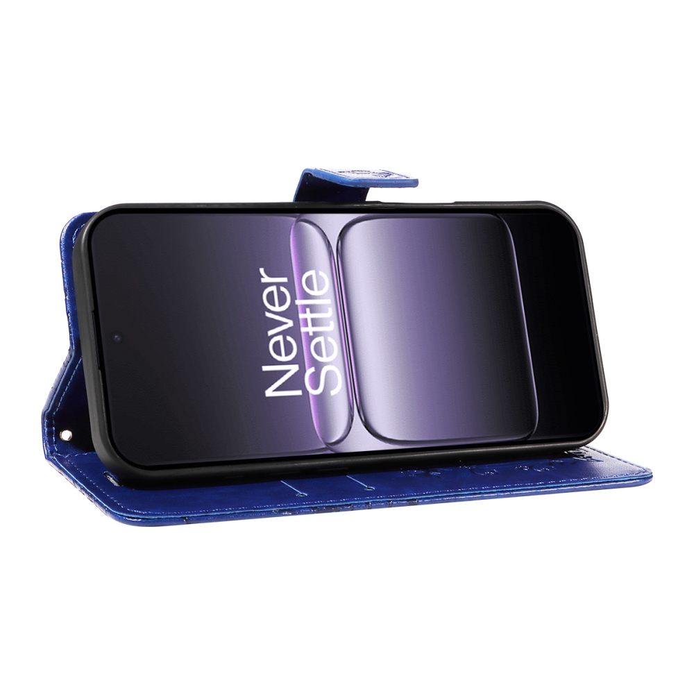 Big Butterfly knižkové púzdro na OnePlus Nord 5 5G - modré