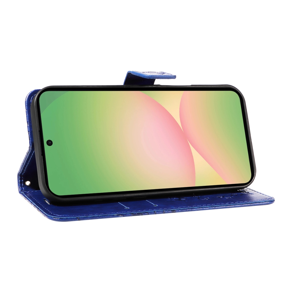 Big Butterfly knižkové púzdro na Samsung Galaxy A57 5G - modré