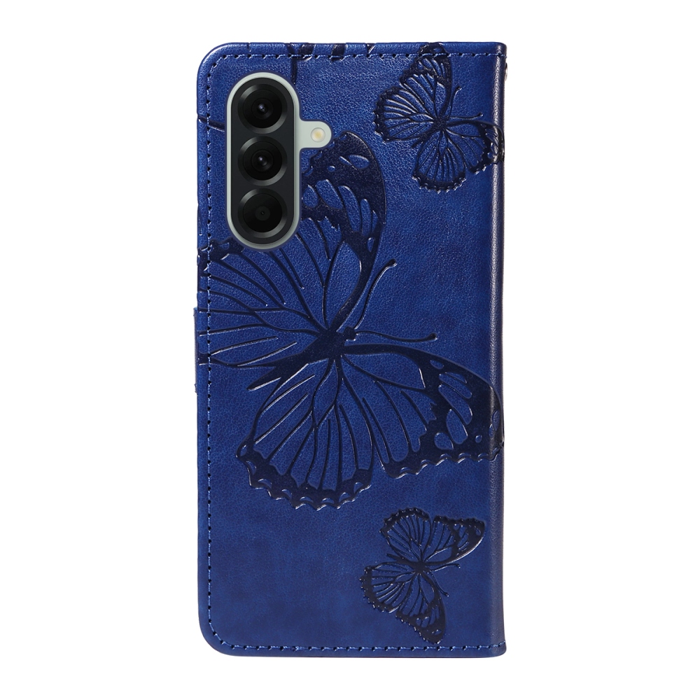 Big Butterfly knižkové púzdro na Samsung Galaxy A57 5G - modré