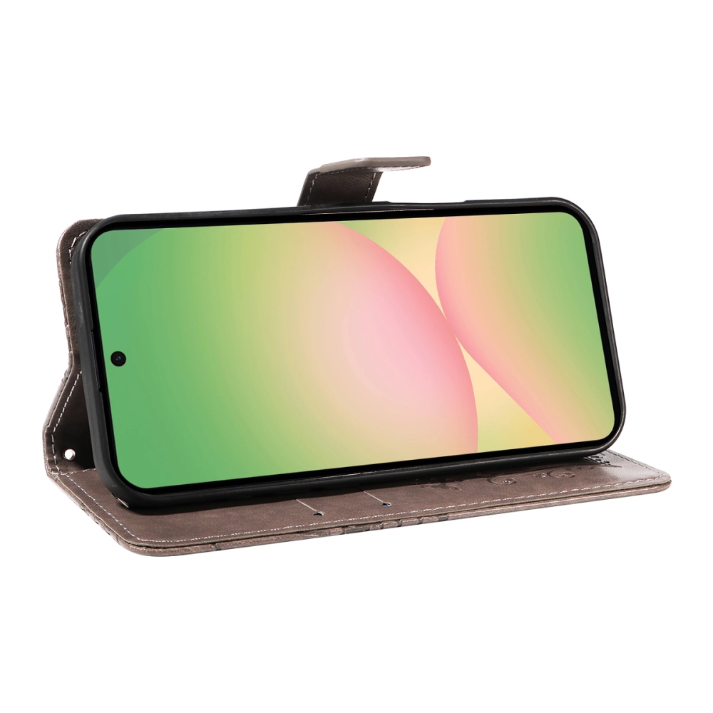 Big Butterfly knižkové púzdro na Samsung Galaxy A57 5G - šedé