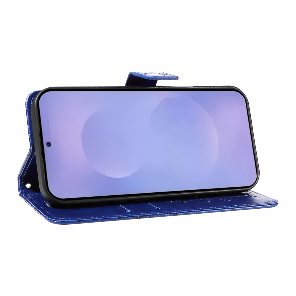 Big Butterfly knižkové púzdro na Samsung Galaxy S26+ - modré