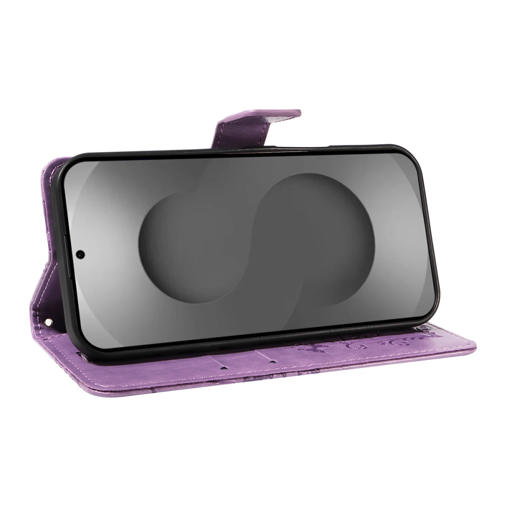 Big Butterfly knižkové púzdro na Samsung Galaxy S26 Ultra - fialové