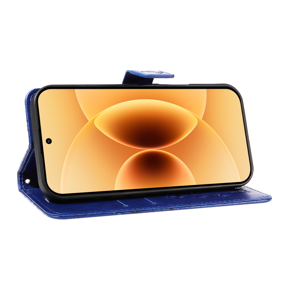 Big Butterfly knižkové púzdro na Xiaomi 17 - modré