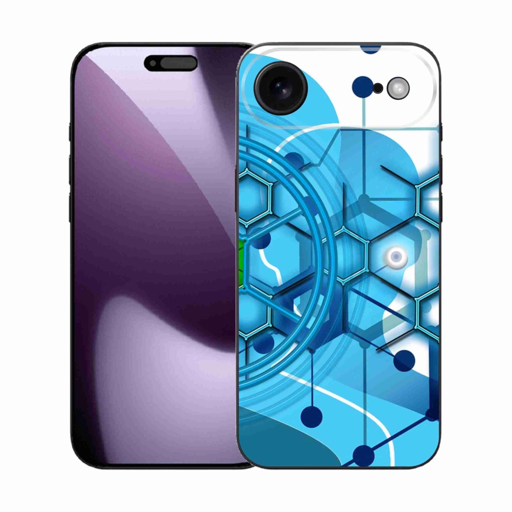 Gélový kryt mmCase na iPhone 17 Air - abstraktný vzor 2