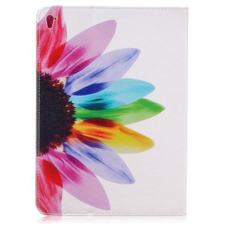 BILD PU kožené zapínacie puzdro na iPad Pro 9.7 - kvet