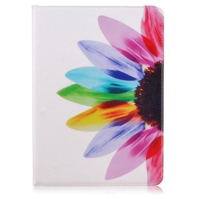 BILD PU kožené zapínacie puzdro na iPad Pro 9.7 - kvet