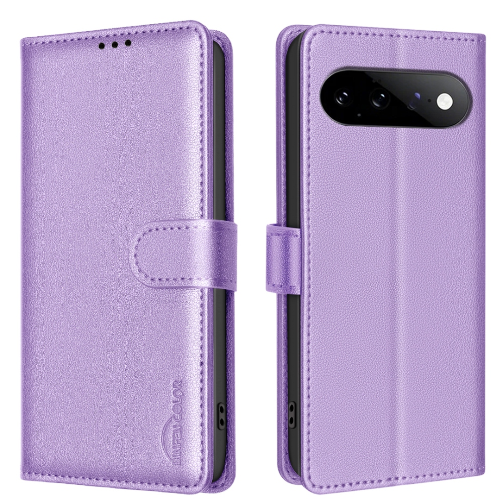 BINFEN knižkové puzdro na Google Pixel 11 Pro/11 - fialové