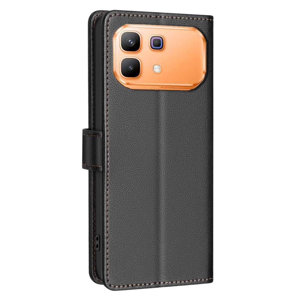 BINFEN knižkové púzdro na Infinix Note 60 5G/Note 60 Pro 5G - čierne