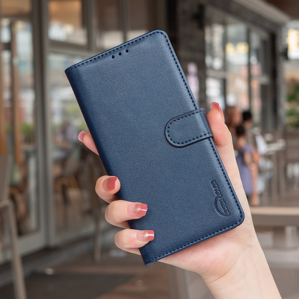 BINFEN knižkové púzdro na Samsung Galaxy S26 FE - modré