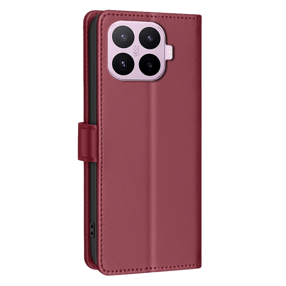 BINFEN knižkové púzdro na Xiaomi 17T Pro - červené