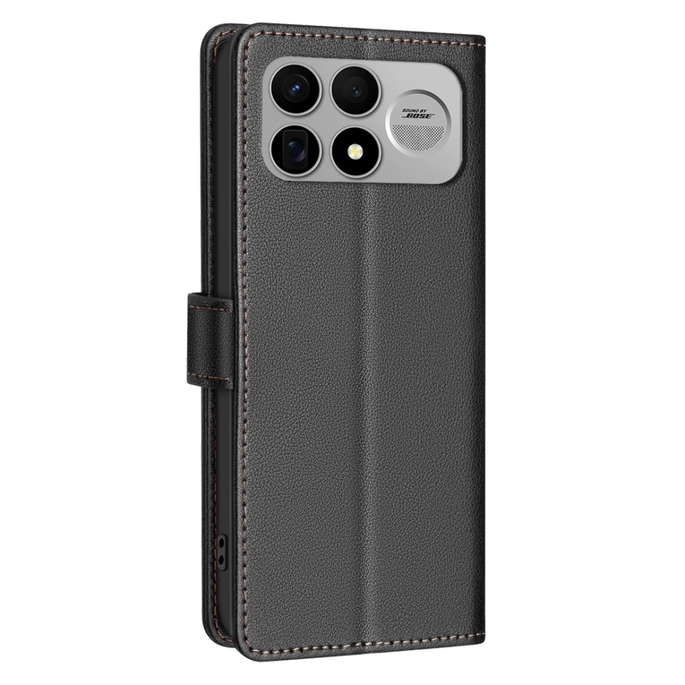 BINFEN knižkové púzdro na Xiaomi Poco F9 Ultra/F8 Ultra 5G - čierne
