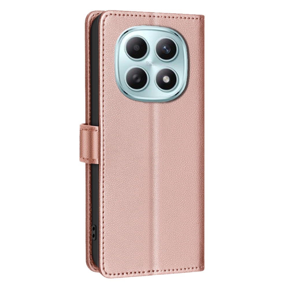 BINFEN knižkové púzdro na Xiaomi Poco M8 5G/Redmi Note 15 5G/Note 15 4G - ružovozlaté