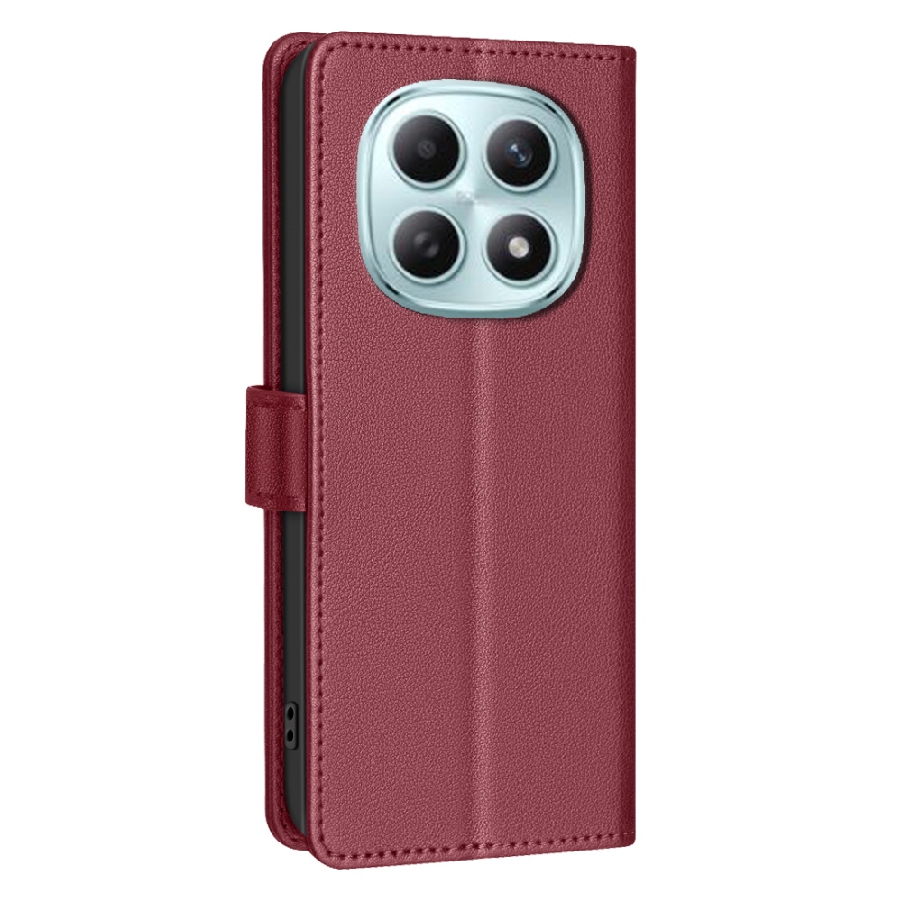 BINFEN knižkové púzdro na Xiaomi Redmi Note 15 Pro 4G - červené