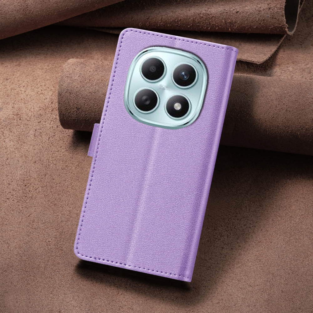 BINFEN knižkové púzdro na Xiaomi Redmi Note 15 Pro 4G - fialové