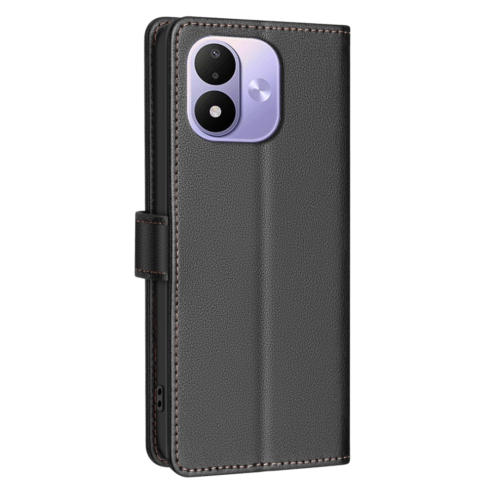 BINFEN knižkové púzdro na Xiaomi Redmi Note 17 Pro 5G - čierne