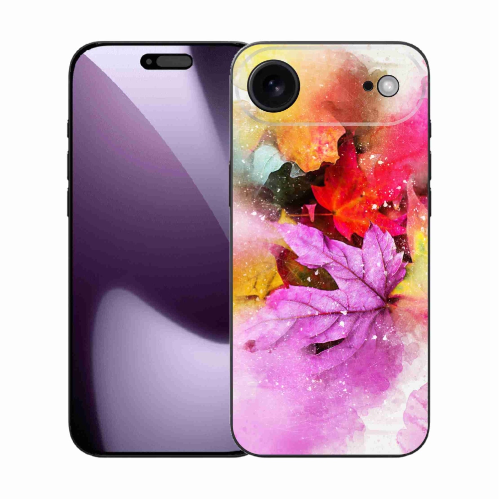 Gélový kryt mmCase na iPhone 17 Air - farebné listy