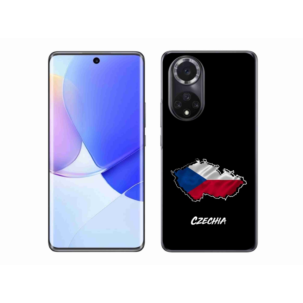 Gélový kryt mmCase na Honor 50 - Czechia čierne pozadie