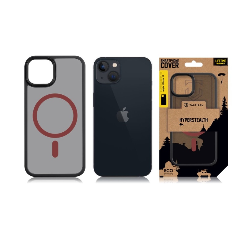 Tactical MagForce Hyperstealth 2.0 Kryt pre iPhone 13 Black/Red