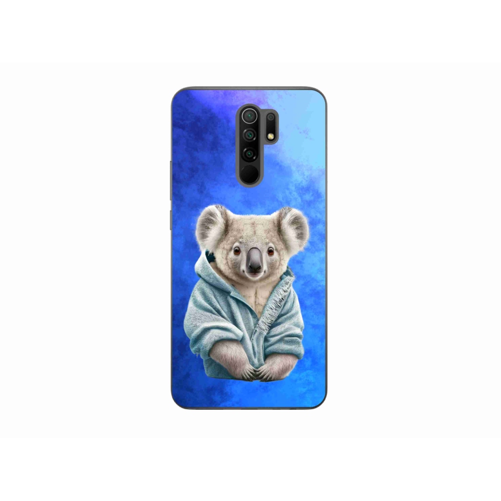 Gelový kryt mmCase na Xiaomi Redmi 9 - koala ve svetru