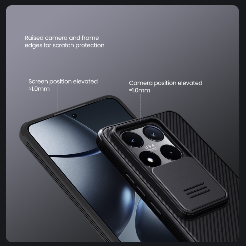 Nillkin CamShield PRO Zadný Kryt pre Xiaomi 14T Black