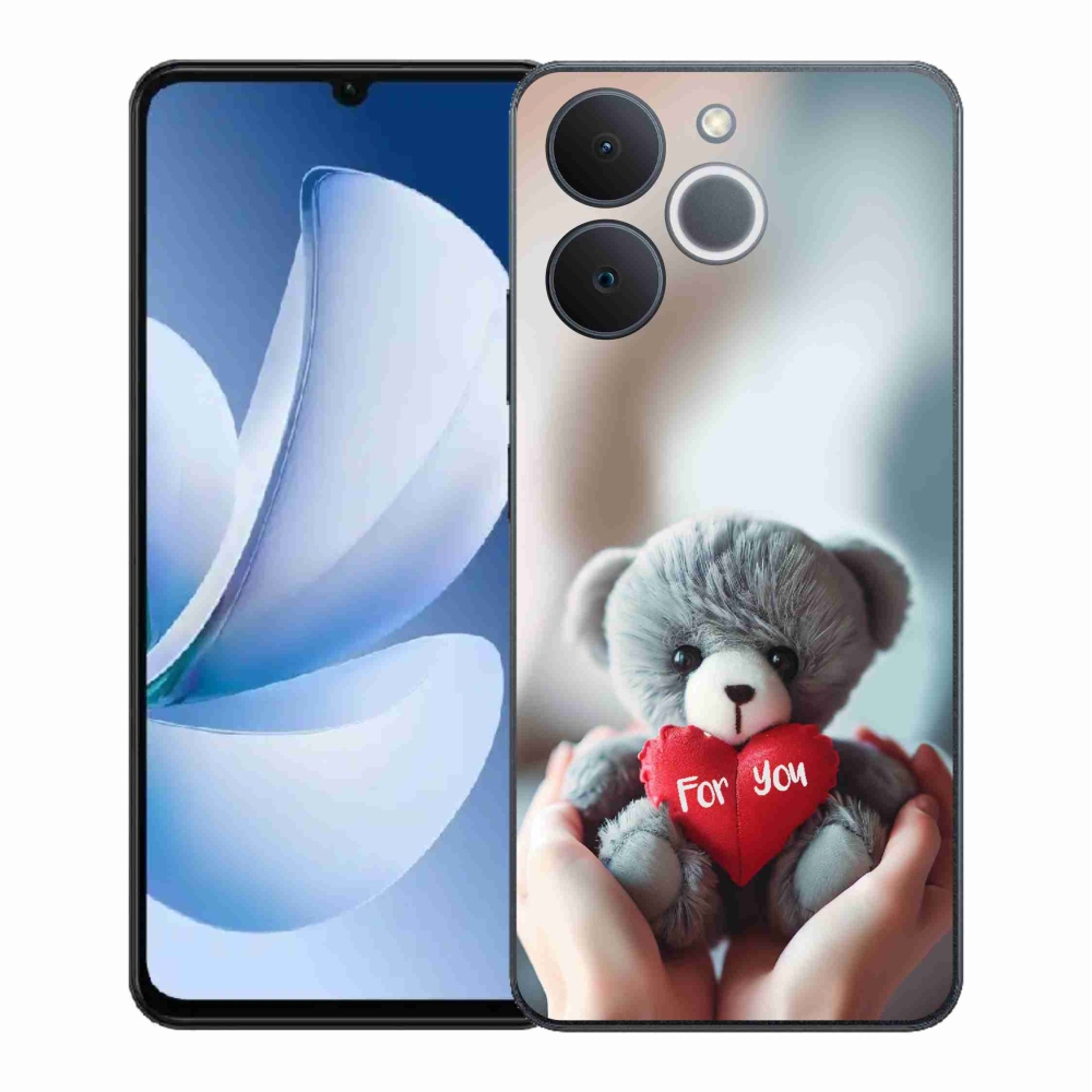 Gélový kryt mmCase na Realme Note 70T - medvedík pre zamilovaných