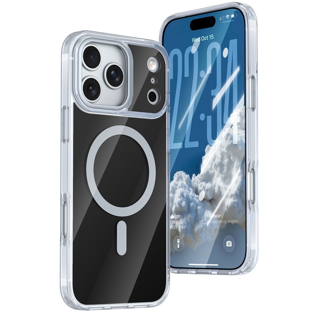 Bleeze gélový obal s pevným chrbtom a MagSafe na iPhone 18 Pro Max/17 Pro Max - čierny