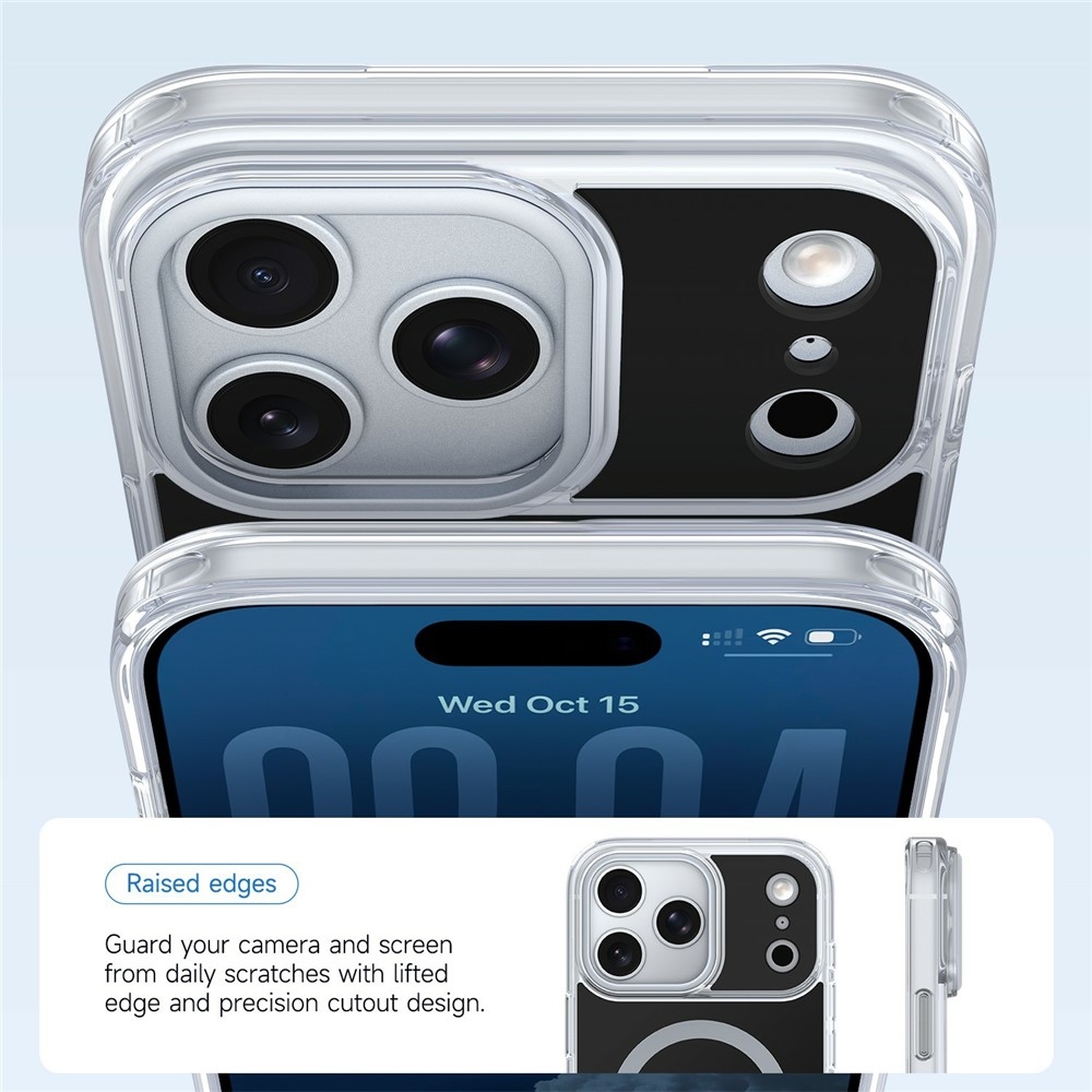 Bleeze gélový obal s pevným chrbtom a MagSafe na iPhone 18 Pro Max/17 Pro Max - čierny