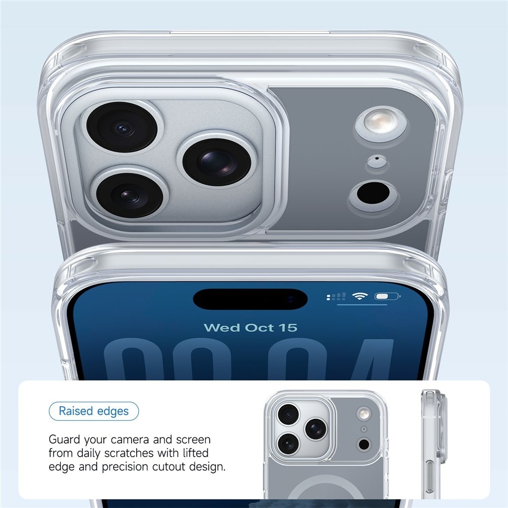 Bleeze gélový obal s pevným chrbtom a MagSafe na iPhone 18 Pro Max/17 Pro Max - šedý