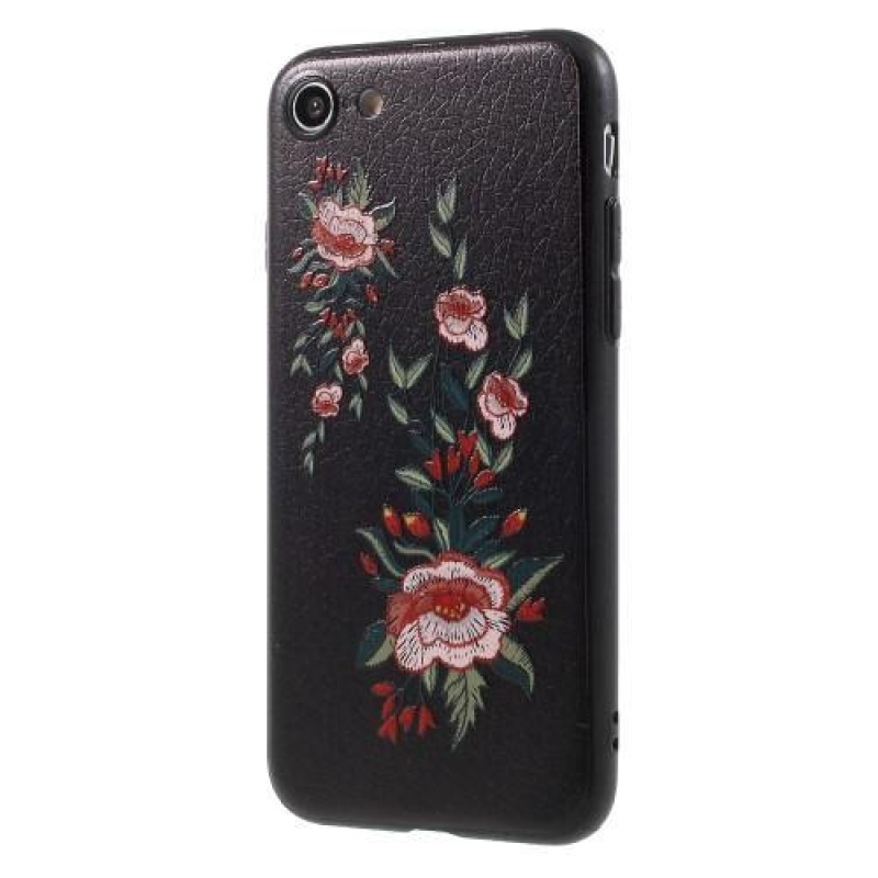 Bloom gélový obal na iPhone 8 a iPhone 7 - koláž kvetov